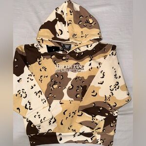 Camouflage Hoodie with Creative Disruptors Logo